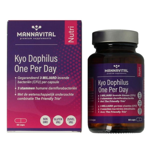 Mannavital Kyo dophilus (60 Capsules)