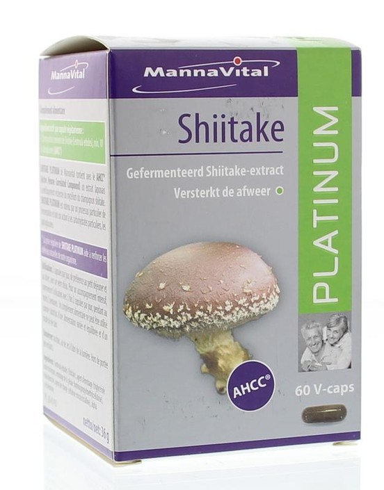 Mannavital Shiitake platinum (60 Capsules)