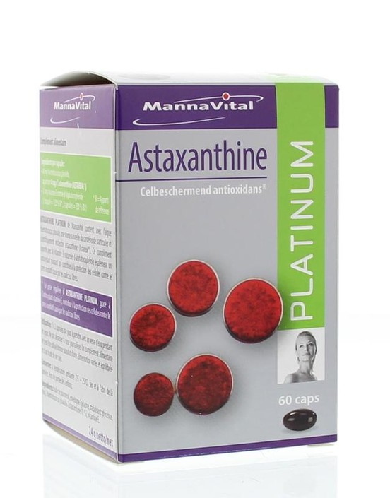 Mannavital Astaxanthine platinum (60 Capsules)