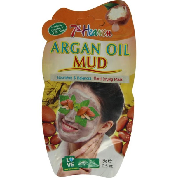 Montagne 7th Heaven gezichtsmasker argan oil mud (15 Gram)