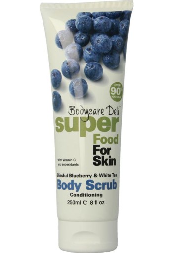 Bodycare Deli Lichaamscrub blueberry & white tea (250 Milliliter)