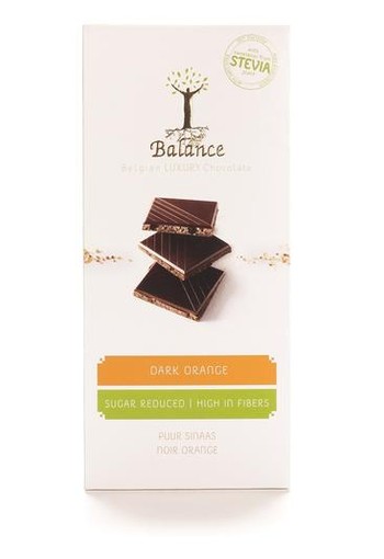 Balance Choco stevia tablet puur sinaas (85 Gram)