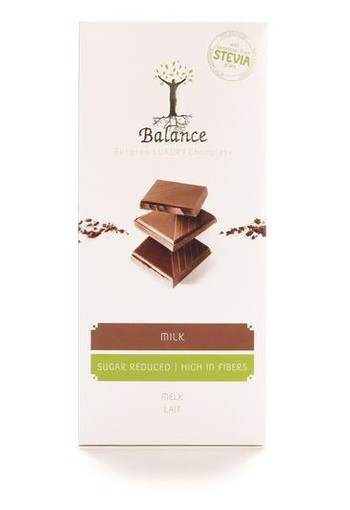 Balance Choco stevia tablet luxury melk (85 Gram)