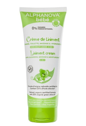 Alphanova Baby Liniment cream 4-in-1 (200 Milliliter)
