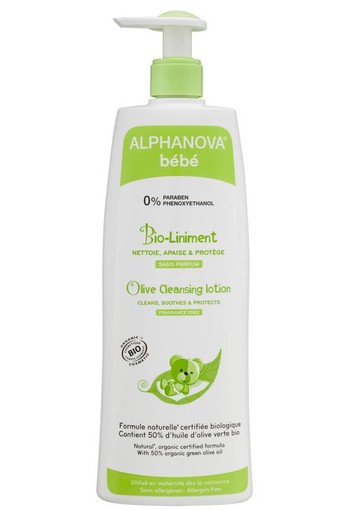 Alphanova Baby Olive cleansing lotion (500 Milliliter)