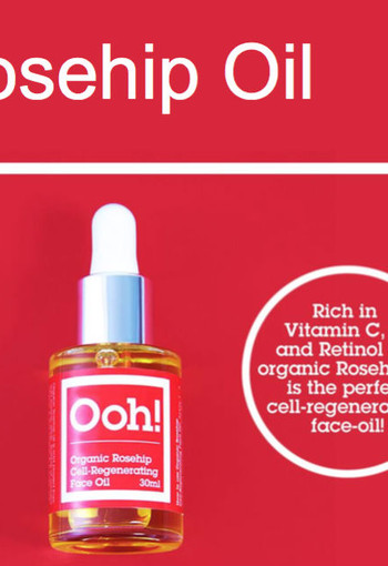 Ooh! Rosehip face oil vegan (30 Milliliter)