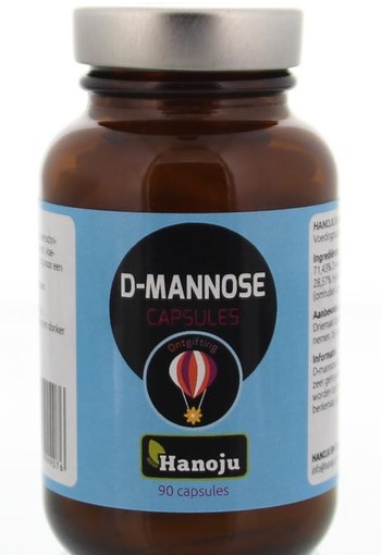 Hanoju D-Mannose 500mg (90 Capsules)