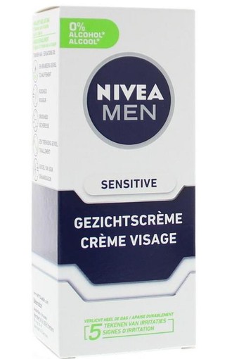 Nivea Men gezichtscreme sensitive (75 Milliliter)