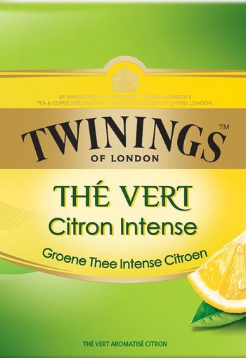 Twinings Green lemon envelop (50 Zakjes)