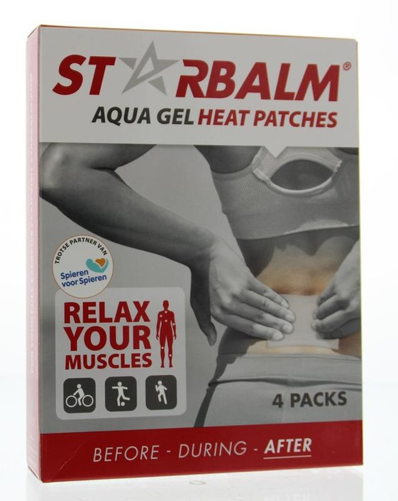 Starbalm Aquagel warmtepleister (4 Stuks)