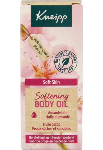 Kneipp Soft skin softening body olie amandel mini (20 Milliliter)