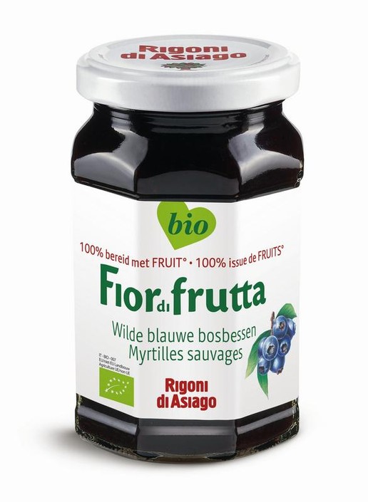 Fiordifrutta Blauwe bosbesjam bio (250 Gram)