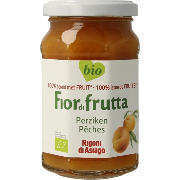 Fiordifrutta Perzikjam bio (250 Gram)