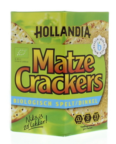 Hollandia Matze cracker spelt bio (16 Stuks)