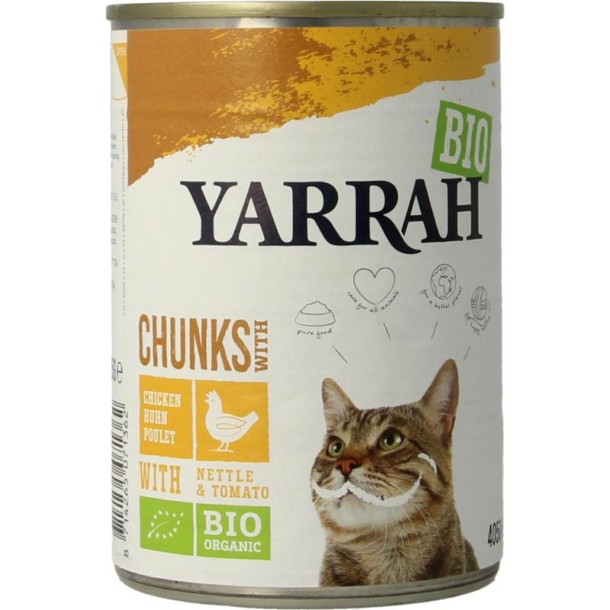 Yarrah Kat kip in saus bio (405 Gram)