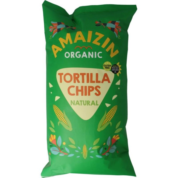 Amaizin Corn chips natural bio (250 Gram)