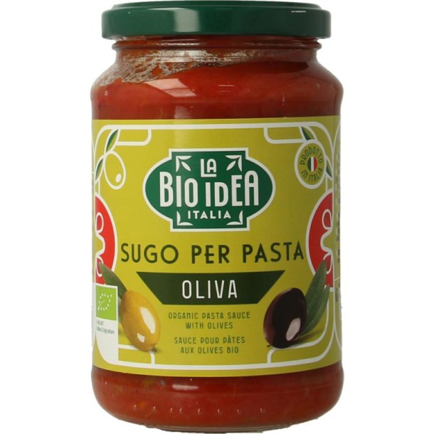 Bioidea Pastasaus olijven bio (340 Gram)