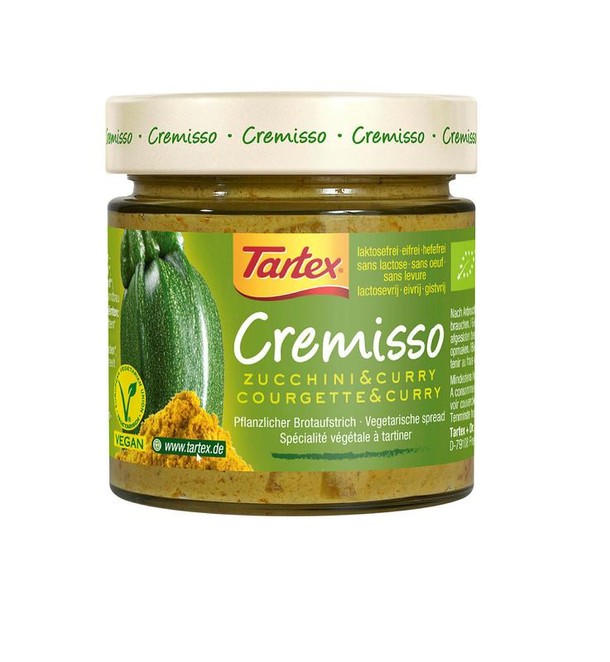 Tartex Cremisso courgetty curry bio (180 Gram)