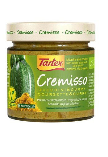 Tartex Cremisso courgetty curry bio (180 Gram)
