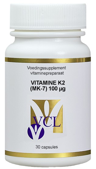 Vital Cell Life Vitamine K2 MK7 100mcg (30 Vegetarische capsules)
