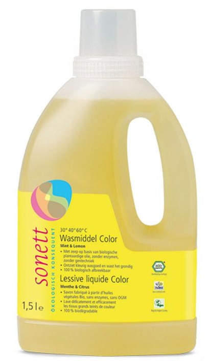 Sonett Wasmiddel vloeibaar color (1500 Milliliter)