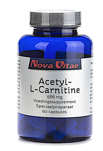 Nova Vitae Acetyl L Carnitine 500 Mg 60ca