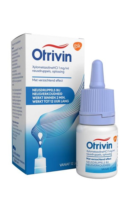 Otrivin Druppels 1 mg verzachtend (10 Milliliter)