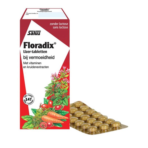Salus Floradix ijzer tabletten (147 Tabletten)