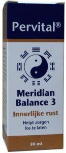 Pervital Meridian balance 3 innerlijke rust (30 Milliliter)