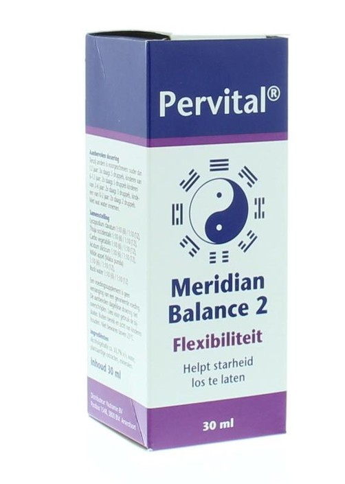 Pervital Meridian balance 2 flexibiliteit (30 Milliliter)