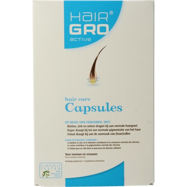 Hairgro Active haargroei bevorderend (60 Capsules)