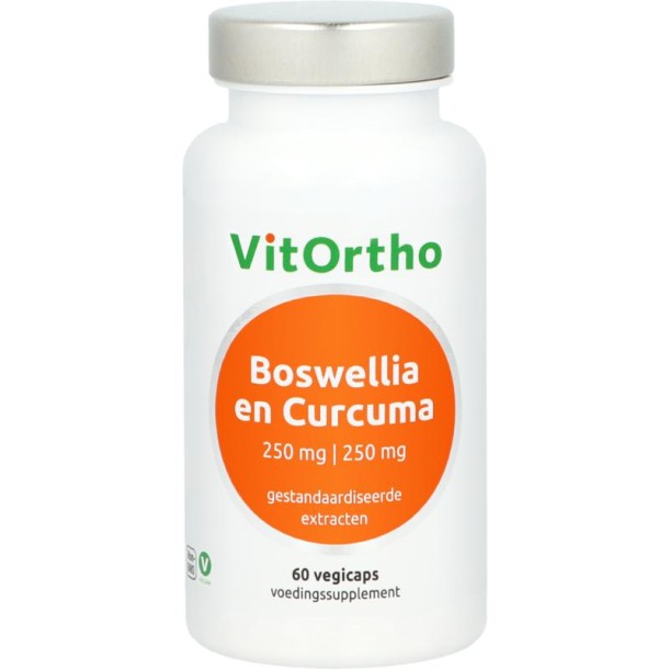 Vitortho Boswellia 250 mg en curcuma 250 mg (60 Capsules)