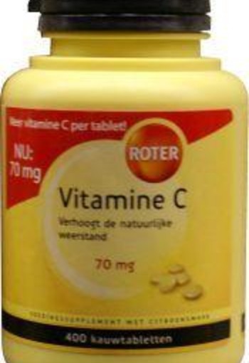 Roter Vitamine C 70 mg kauwtablet (400 Tabletten)
