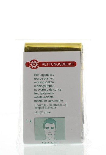 Medzorg Reddingsdeken goud/zilver 160x210 (1 Stuks)