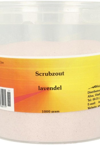 Alive Scrubzout lavendel dode zee (1 Kilogram)