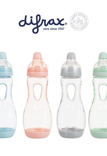 Difrax Handgreep fles groot assorti (1 Stuks)