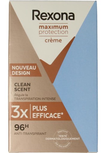 Rexona Deodorant stick max prot clean scent women (45 Milliliter)