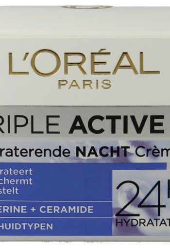 L'Oreal Paris Dermo expertise triple active nachtcreme (50 Milliliter)