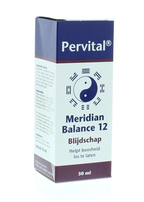 Pervital Meridian balance 12 blijdschap (30 Milliliter)