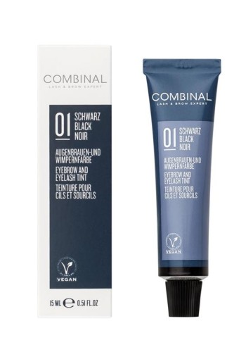 Combinal Wenkbrauwen wimperverf zwart (15 Milliliter)