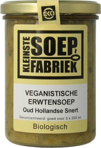 Kleinstesoepfabr Erwtensoep/snert veganistisch bio (400 Gram)