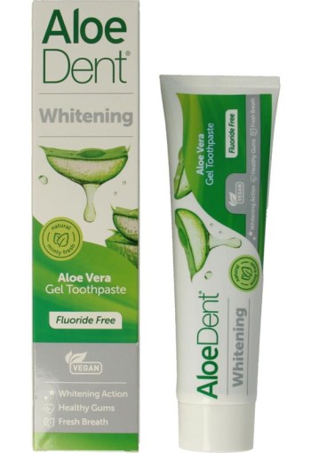 Optima Aloe dent aloe vera tandpasta whitening (100 Milliliter)