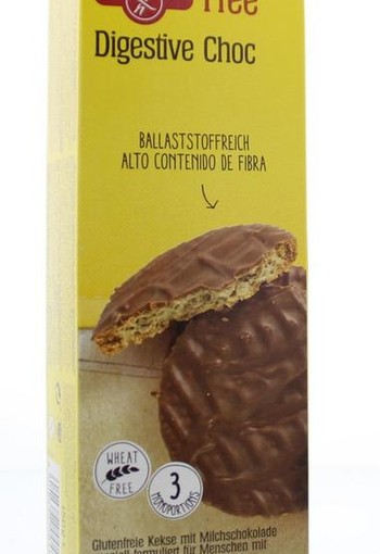 Dr Schar Digestive chocolade (150 Gram)