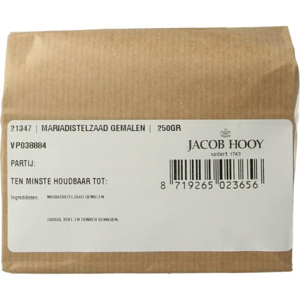 Jacob Hooy Mariadistelzaad gemalen (250 Gram)