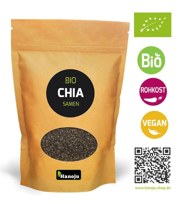 Hanoju Chia zaad paper bag bio (1 Kilogram)