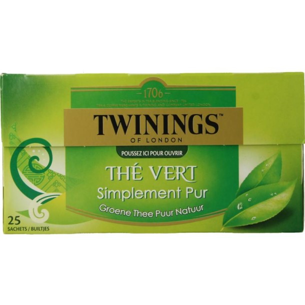 Twinings Pure green tea (25 Zakjes)