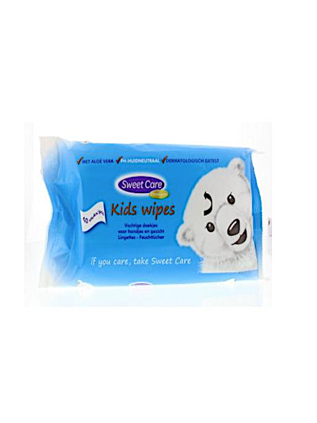 Sweetcare Kids Wipes Hand & Gezicht 40st