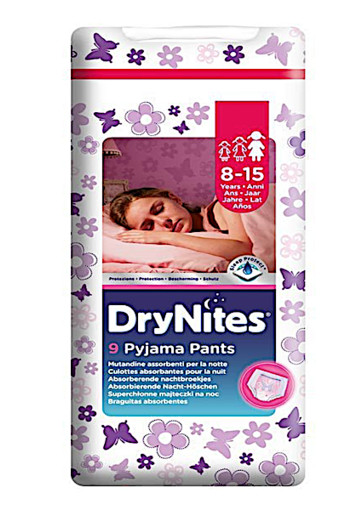 Huggies Drynites Girl 8-15 Jaar 9st