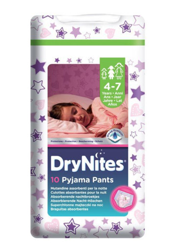 Huggies Drynites Girl 4-7 Jaar 10st