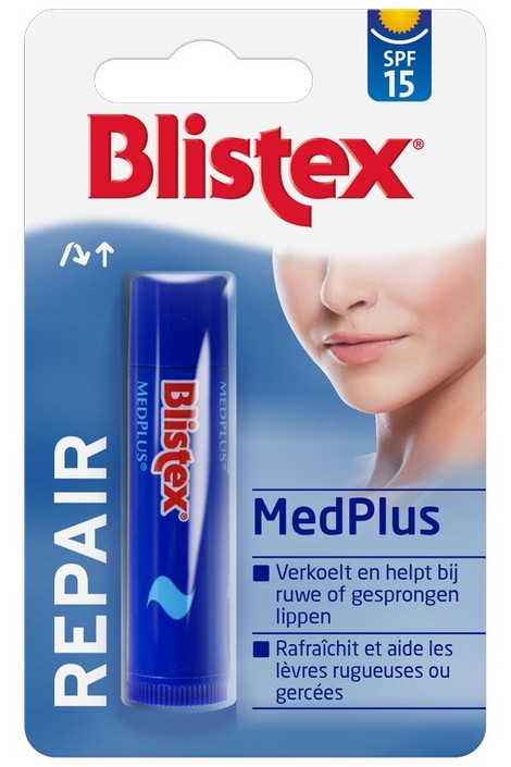 Blistex Lippenbalsem med plus stick hang (4,3 Gram)